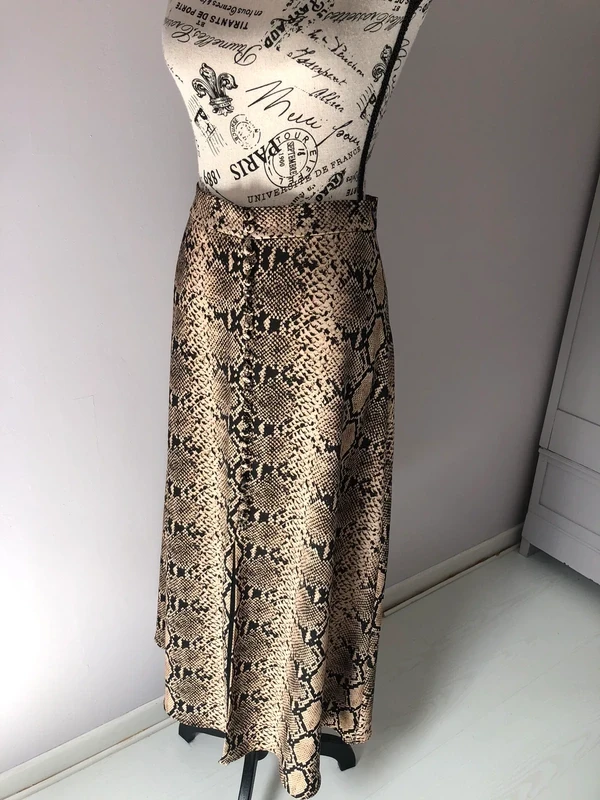 🖤 Falda larga con estampado de piel de serpiente – Zara – Talla XS – Muy buen estado – photo 10
